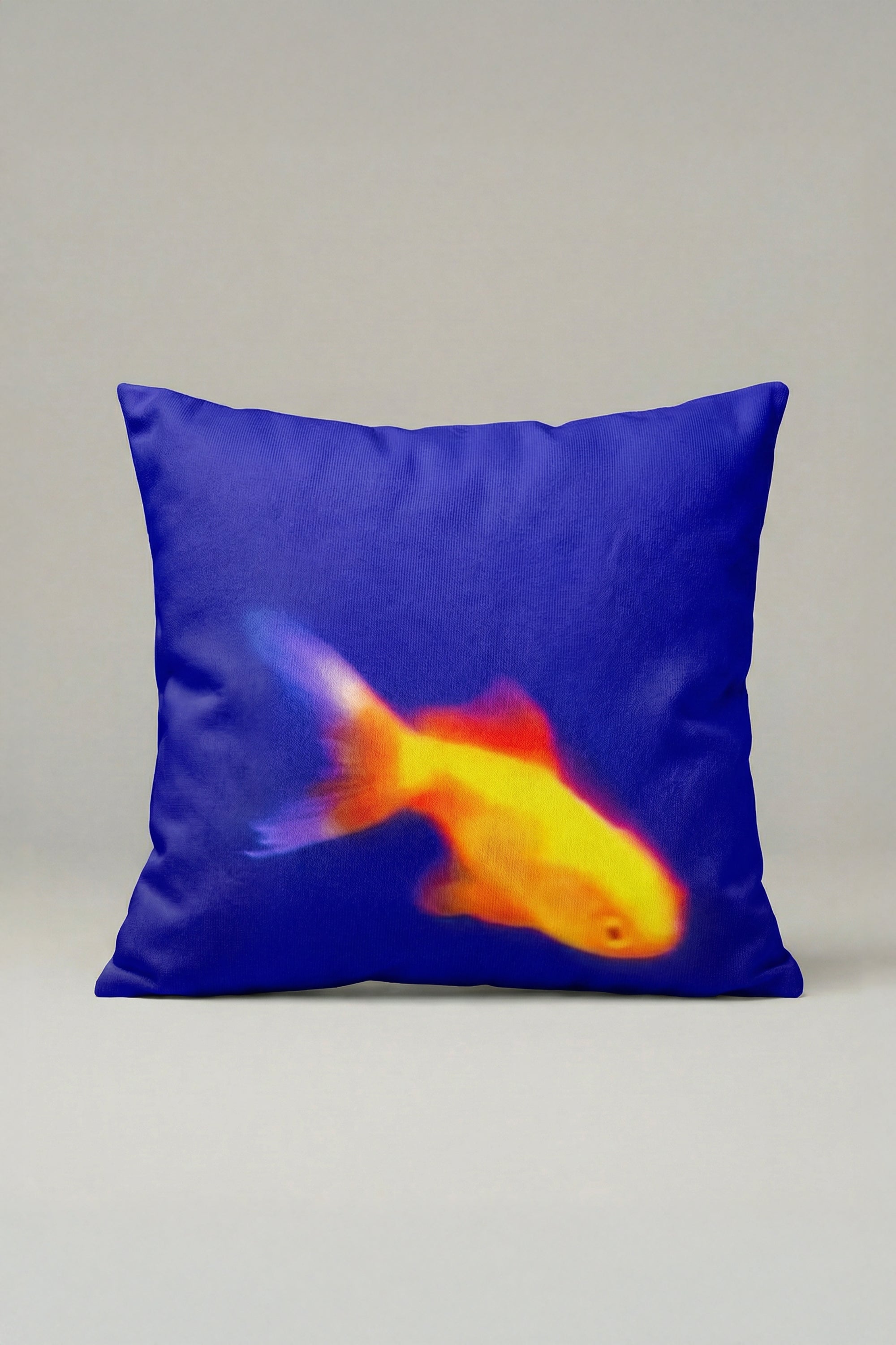 Neon Balık Kırlent Kılıfı 001 – Soyut 45x45 cm Dekoratif Yastık Kılıfı