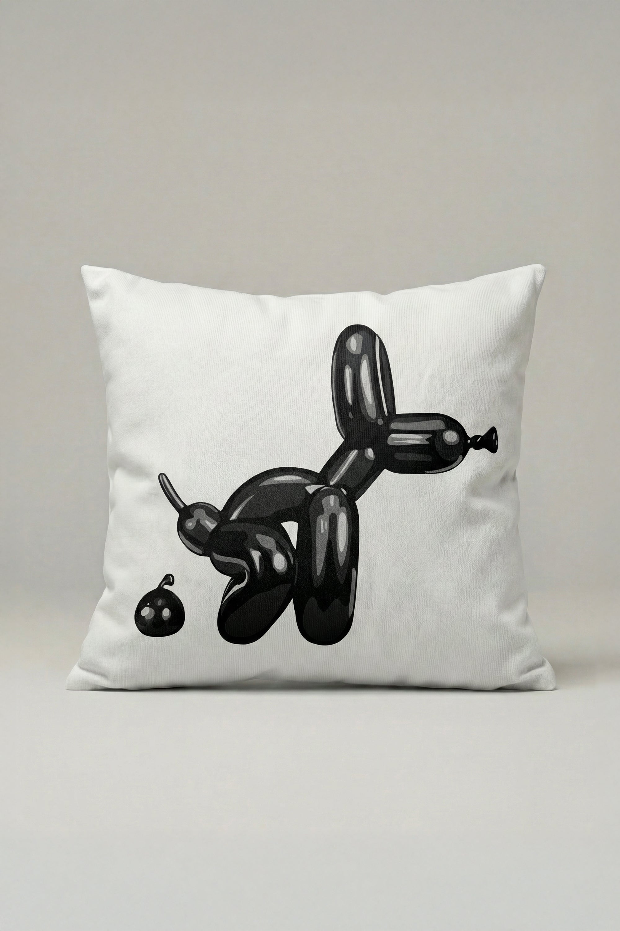 Balon Köpek Kırlent Kılıfı 006 – Avangard 45x45 cm Dekoratif Yastık Kılıfı