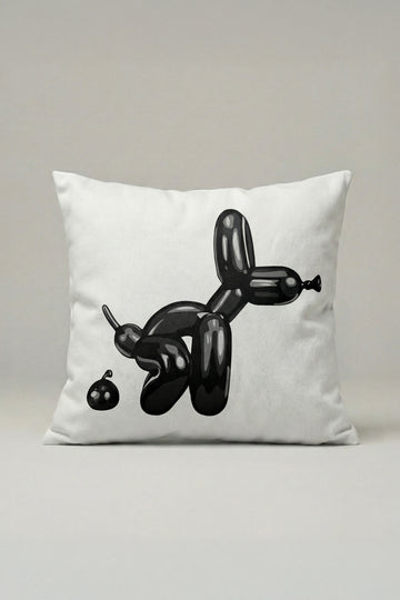 Balon Köpek Kırlent Kılıfı 006 – Avangard 45x45 cm Dekoratif Yastık Kılıfı