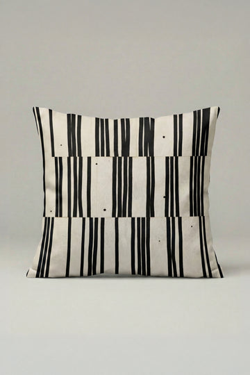 Çizgisel Geometrik Kırlent Kılıfı 012 – Modern 45x45 cm Dekoratif Yastık Kılıfı