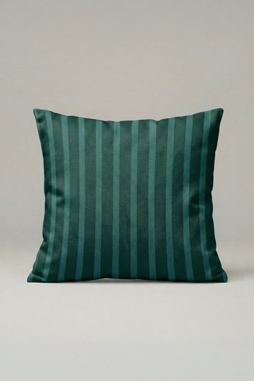 Yeşil Çizgili Dekoratif Kırlent Kılıfı 019 – Modern Klasik 45x45 cm