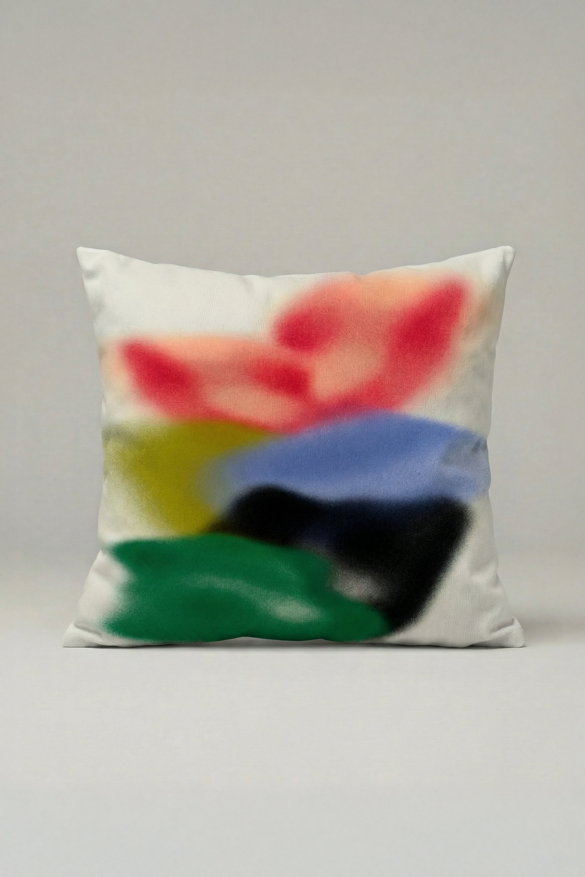 Renk Bloklu Soyut Desenli Kırlent Kılıfı 040 – Modern Dekoratif Yastık Kılıfı 45x45 cm