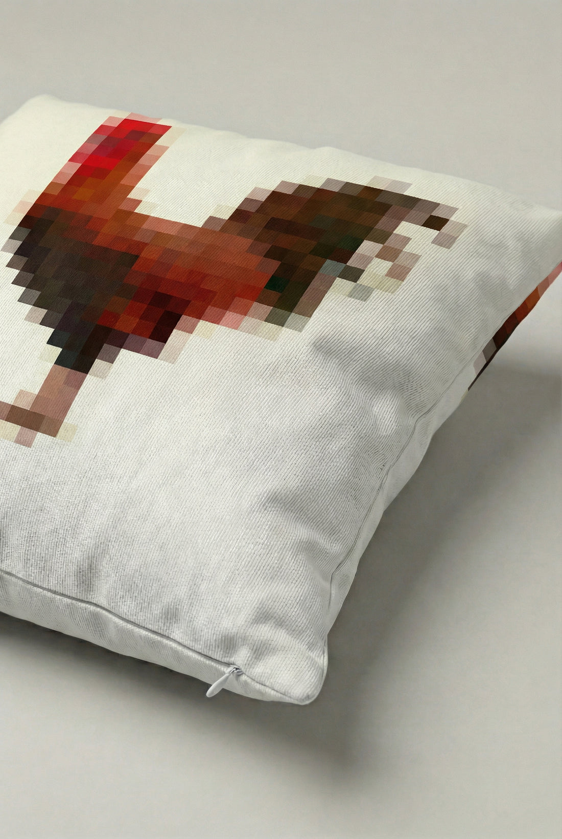 Pixel Horoz Kırlent Kılıfı 050 – Modern Dijital Sanat Dekoratif Yastık Kılıfı 45x45 cm