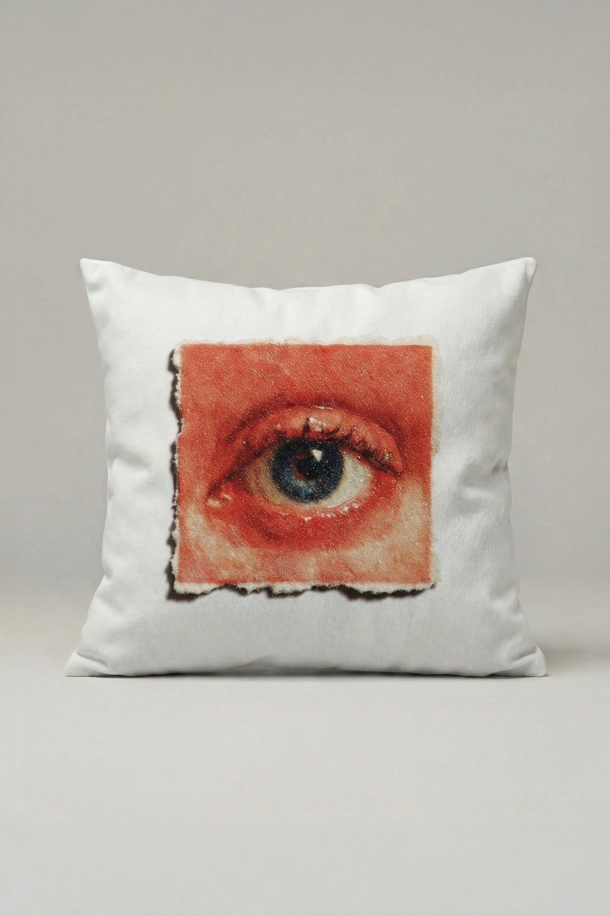 Avangard Göz Desenli Dekoratif Kırlent Kılıfı 056 – Modern Sanatsal Yastık Kılıfı 45x45 cm