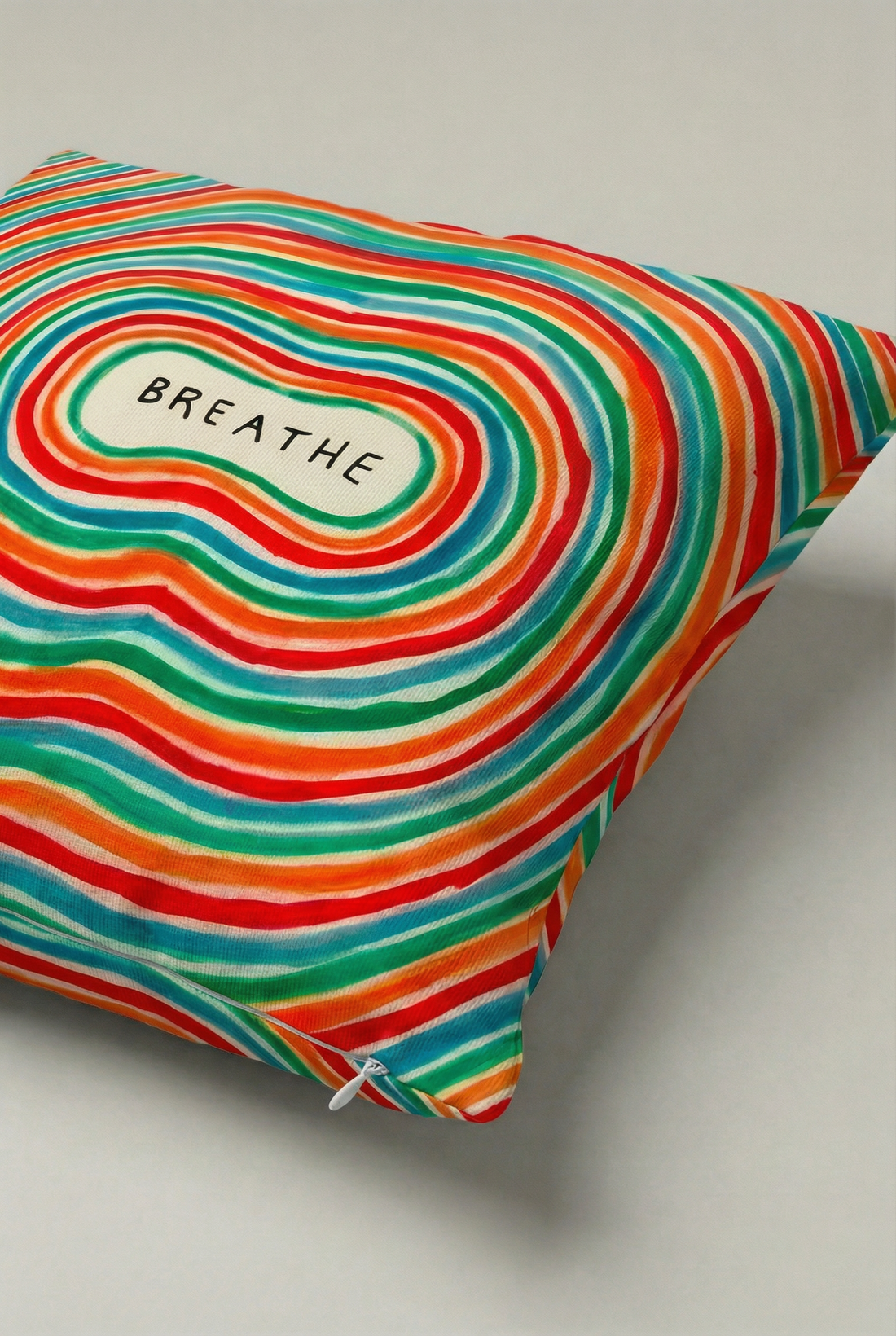 Renkli Breathe Kırlent Kılıfı 069 – Retro & Bohem 45x45 cm Dekoratif Yastık Kılıfı