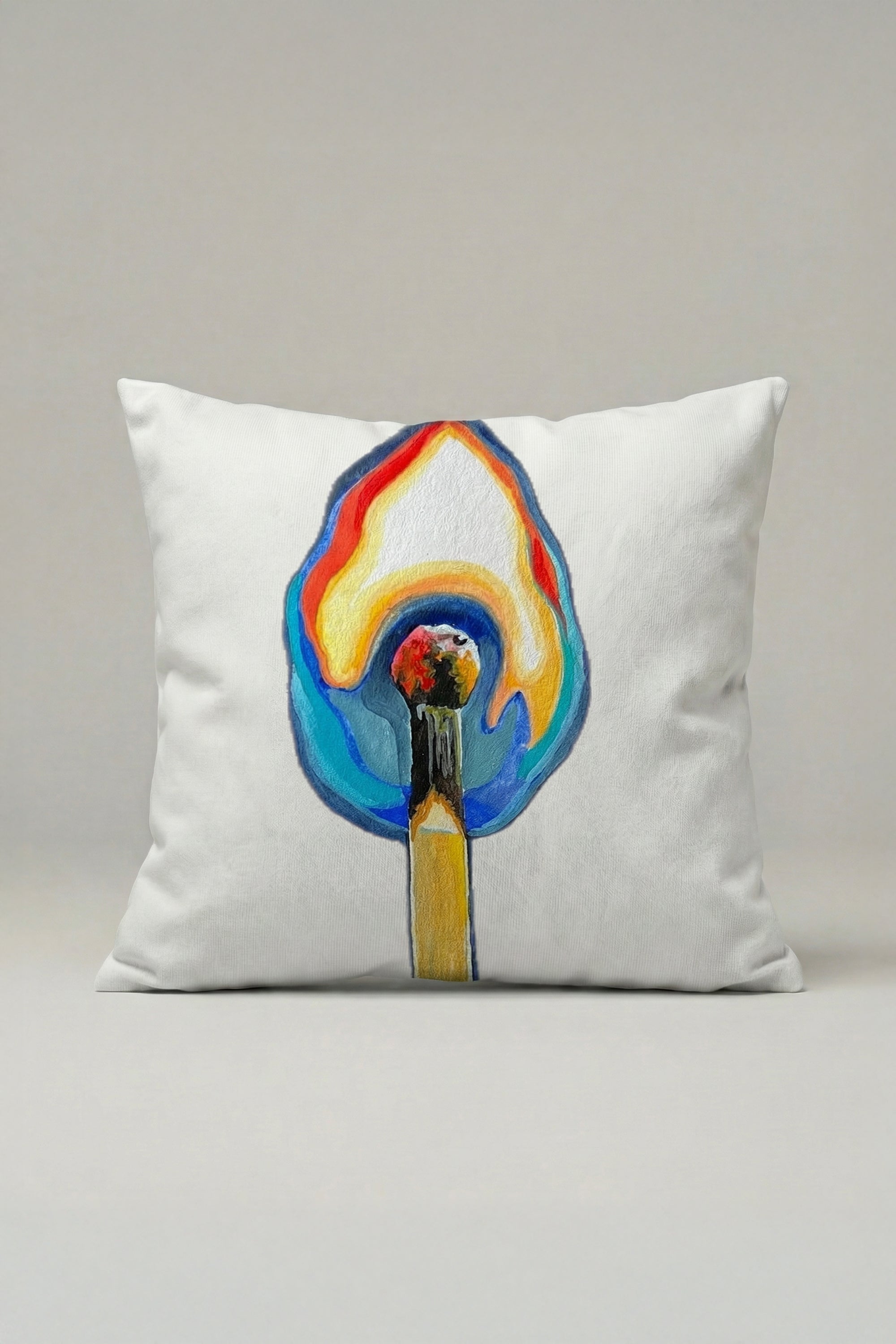 Color Flame Art Kırlent Kılıfı 083 – Modern 45x45 cm Dekoratif Yastık Kılıfı