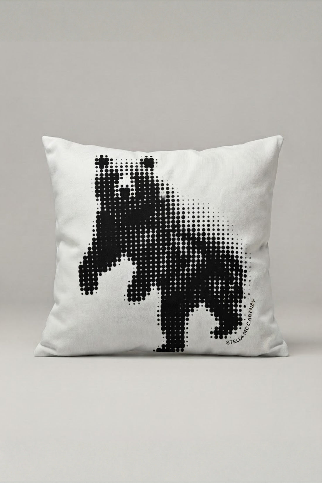 Piksel Siyah Kedi Desenli Kırlent Kılıfı 168 – Pixel Black Cat Tasarım 45x45 cm ürün görseli 1