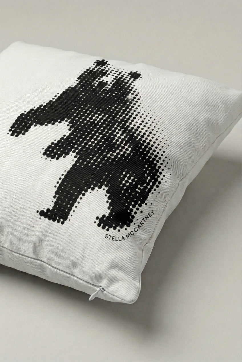 Piksel Siyah Kedi Desenli Kırlent Kılıfı 168 – Pixel Black Cat Tasarım 45x45 cm ürün görseli 2
