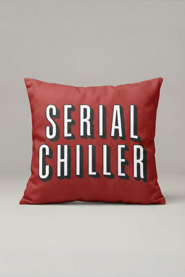 Bordo Serial Chiller Yazılı Kırlent Kılıfı 227 – Serial Chiller Tasarım 45x45 cm ürün görseli 1