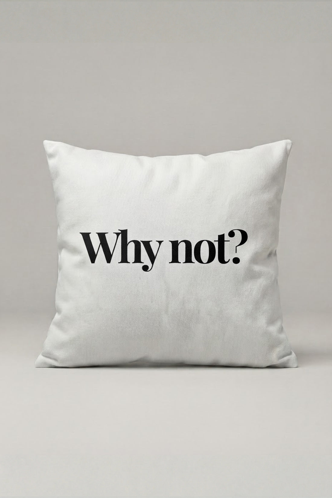 Why Not Yazılı Kırlent Kılıfı 327 – Why Not Tasarım 45x45 cm ürün görseli 1