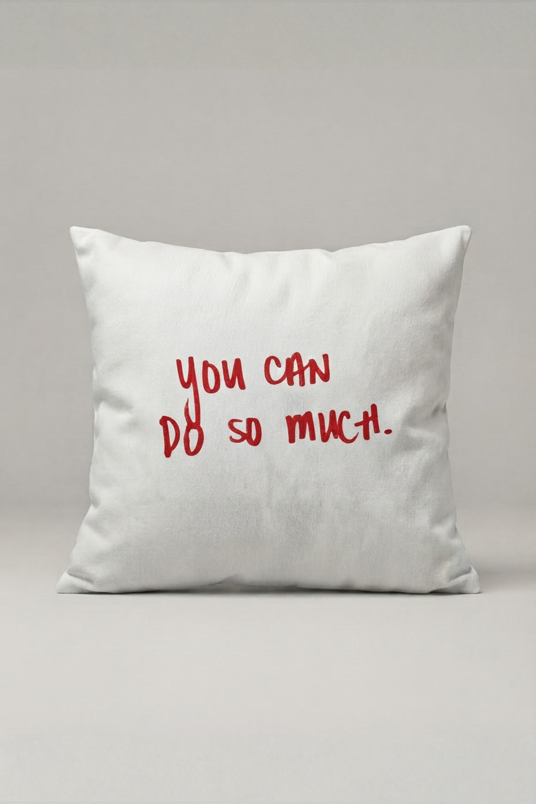 You Can Do So Much Yazılı Kırlent Kılıfı 334 – You Can Tasarım 45x45 cm ürün görseli 1